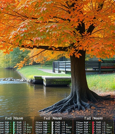 maple tree, undergoing health diagnosis, root system being examined, photorealistic, located beside a tranquil stream, highly detailed, water gently flowing, vibrant autumn foliage, soft, diffused light, shot with a prime lens.